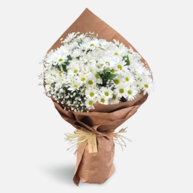  Burdur Çiçek Gönder Beyaz Papatyalar Buketi