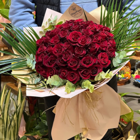  Burdur Çiçek Gönder 51 Red Roses Big Love Gül Buketi